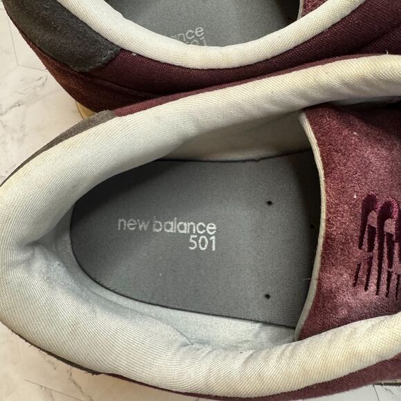 New Balance 501 Sneakers MZ501HSS Mens Size 17 Maroon Athletic Casual Shoes EUC main image 9